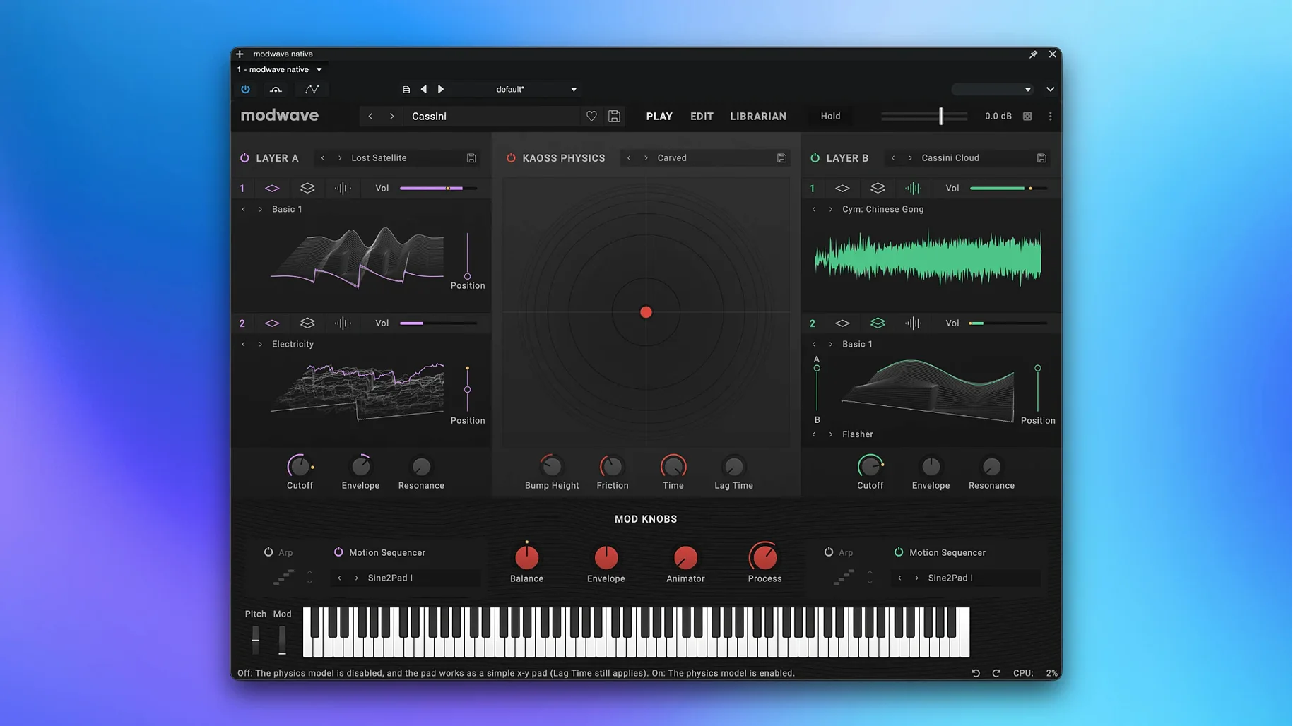 How KORG Software Modwave Native looks — image 1 korg software modwave native mac download, first look